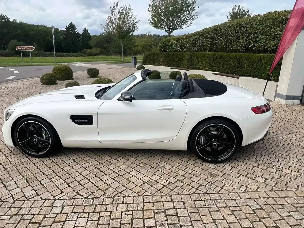 Gebraucht Mercedes AMG GT AMG 476 PS (350 kW) 2018 Weiß Cabrio