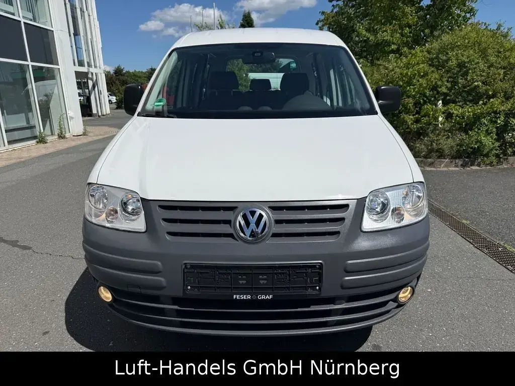 Gebraucht VW Caddy Team 80 PS (58 kW) 2010 Weiß Van / Kleinbus