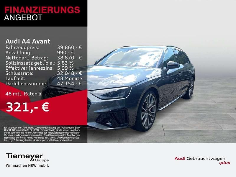 Grau Gebraucht 2024 Audi A4 S-Line Kombi | 39.860 € (Fairer Preis) - Bild 1/4