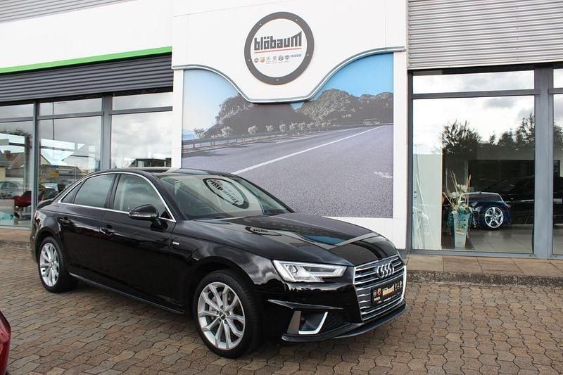 Schwarz Gebraucht 2019 Audi A4 S-Line Limousine | 23.951 € (Fairer Preis) - Bild 1/4