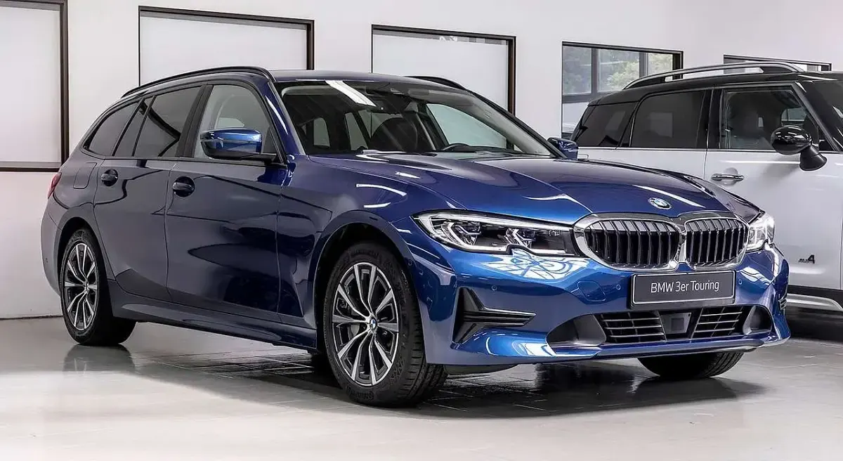 Brugt BMW 330 286 HK (210 kW) 2022 Blå Stationcar