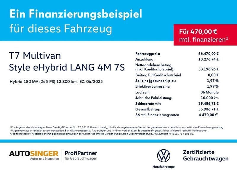 Gebraucht VW Multivan Style 245 PS (180 kW) 2025 Silber Van