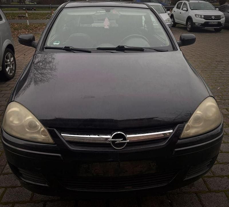 Schwarz Gebraucht 2005 Opel Corsa Edition Kleinwagen | 1.100 € (Fairer Preis) - Bild 1/4