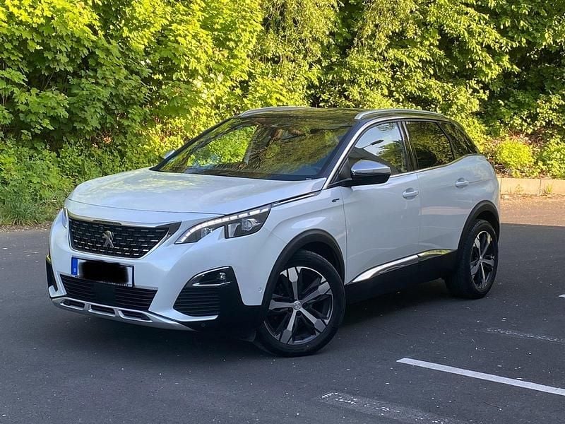 Weiß Gebraucht 2018 Peugeot 3008 GT-line SUV | 18.900 € (Guter Preis) - Bild 1/4