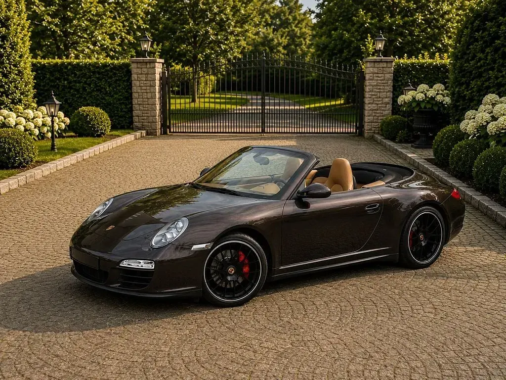 Gebraucht Porsche 997 408 PS (300 kW) 2012 Braun Cabrio