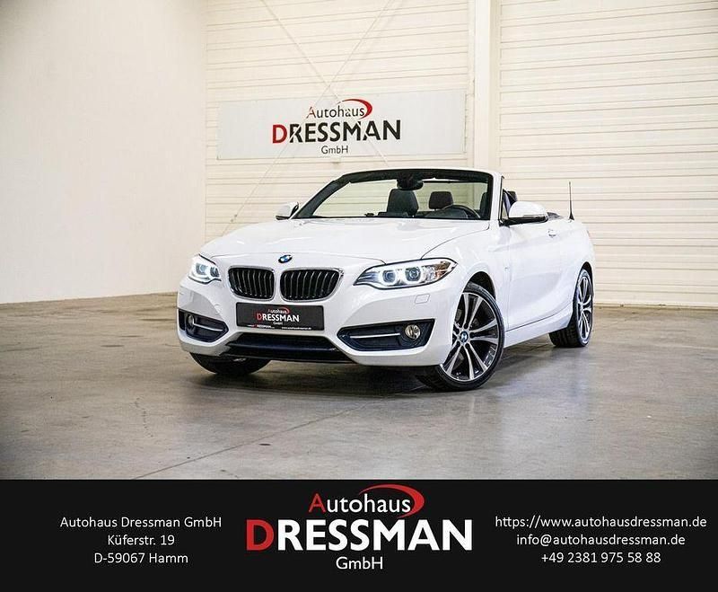 Mineralweiss Gebraucht 2016 BMW 220 Sport Line Cabrio | 18.650 € (Fairer Preis) - Bild 1/4