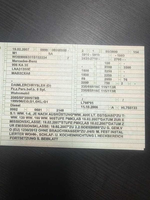 Gebraucht Mercedes Sprinter 129 PS (94 kW) 2007 Van
