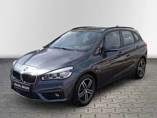 Gebraucht BMW 218 Active Tourer Sport Line 150 PS (110 kW) 2017 Grau Van / Kleinbus