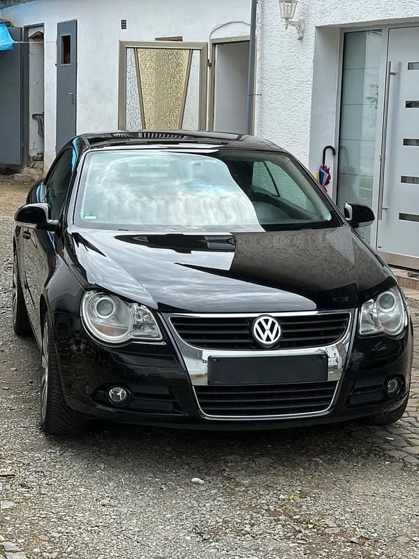 Schwarz Gebraucht 2006 VW Eos Cabrio | 4.150 € (Superpreis) - Bild 1/4