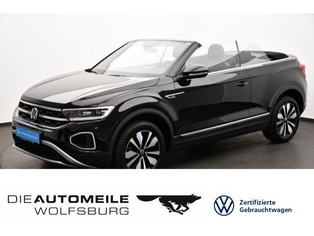 Deep black perleffekt (metallic) Gebraucht 2024 VW T-Roc Cabriolet Move Cabrio | 25.980 € (Guter Preis) - Bild 1/4
