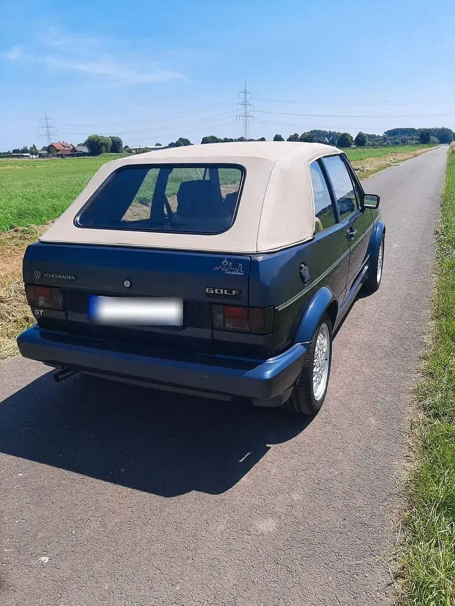 Gebraucht VW Golf Cabriolet Karmann 95 PS (69 kW) 1988 Blau Cabrio