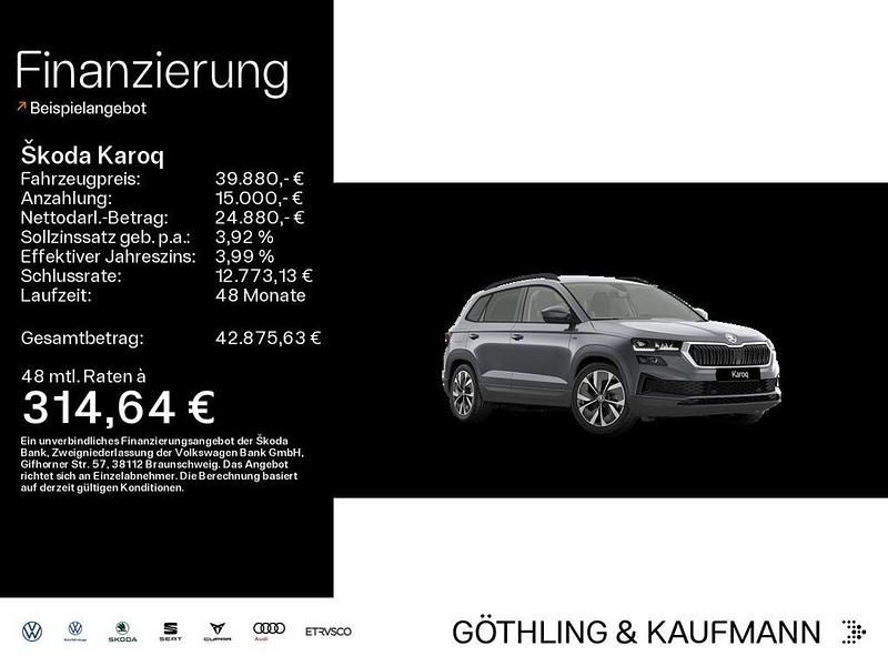 Grau Neu 2025 Skoda Karoq Tour SUV | 39.880 € (Teuer) - Bild 1/4