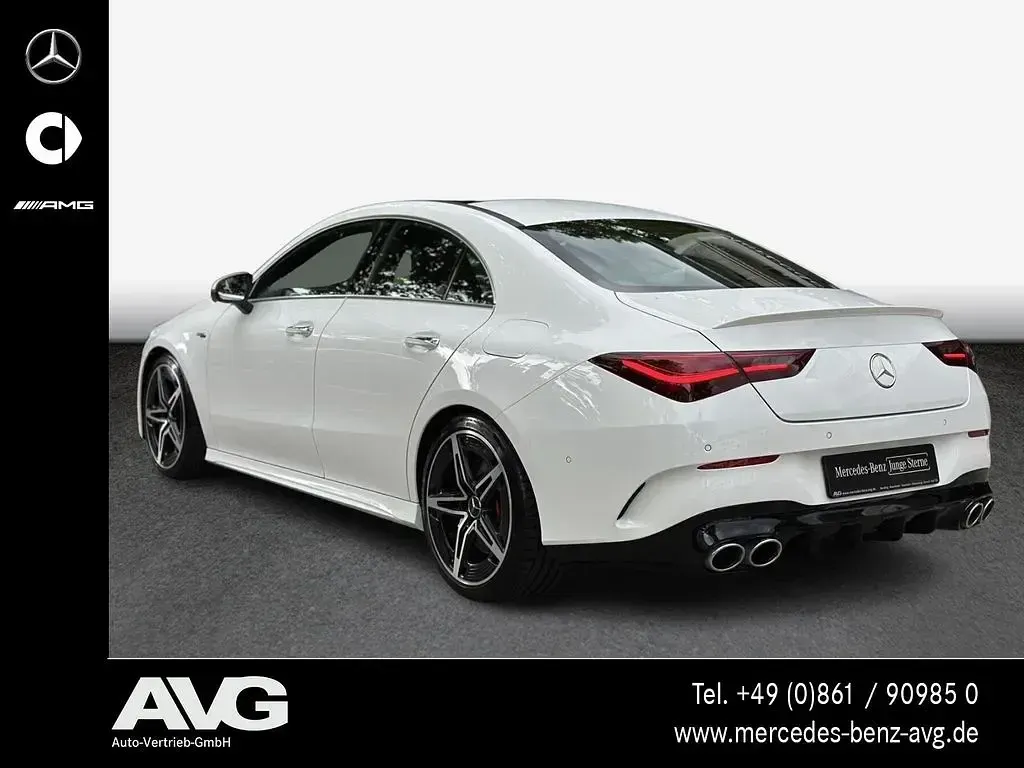 Gebraucht Mercedes CLA45 AMG Premium Plus 421 PS (309 kW) 2025 Polarweiß uni Coupé