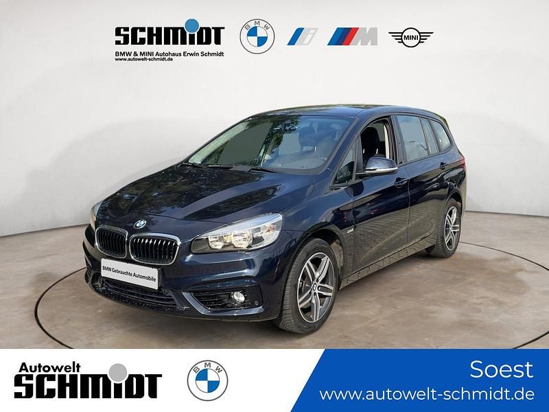 Imperial blau brillant Gebraucht 2015 BMW 218 Gran Tourer Sport Line Van / Kleinbus | 13.480 € (Guter Preis) - Bild 1/4