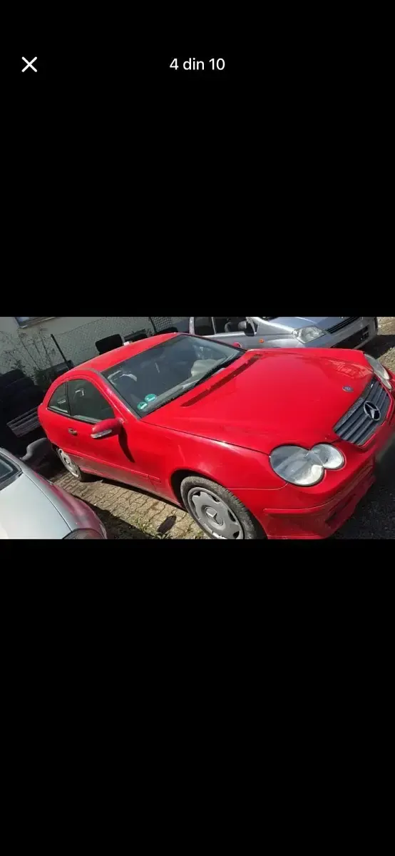 Gebraucht Mercedes C180 129 PS (94 kW) 2001 Rot Coupé