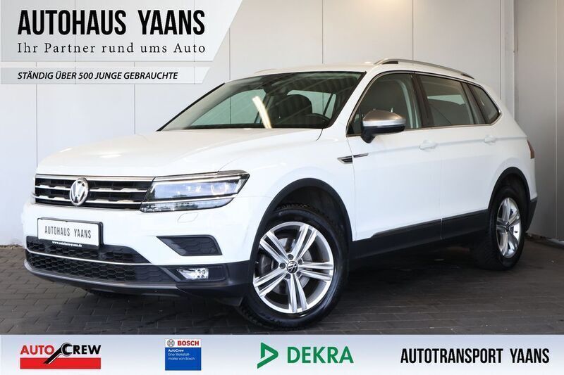 Weiß Gebraucht 2021 VW Tiguan Allspace Highline SUV | 23.989 € (Superpreis) - Bild 1/4