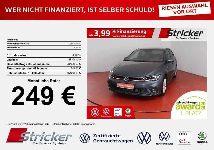 Grau Gebraucht 2024 VW Polo Beats Kleinwagen | 24.949 € (Fairer Preis) - Bild 1/4