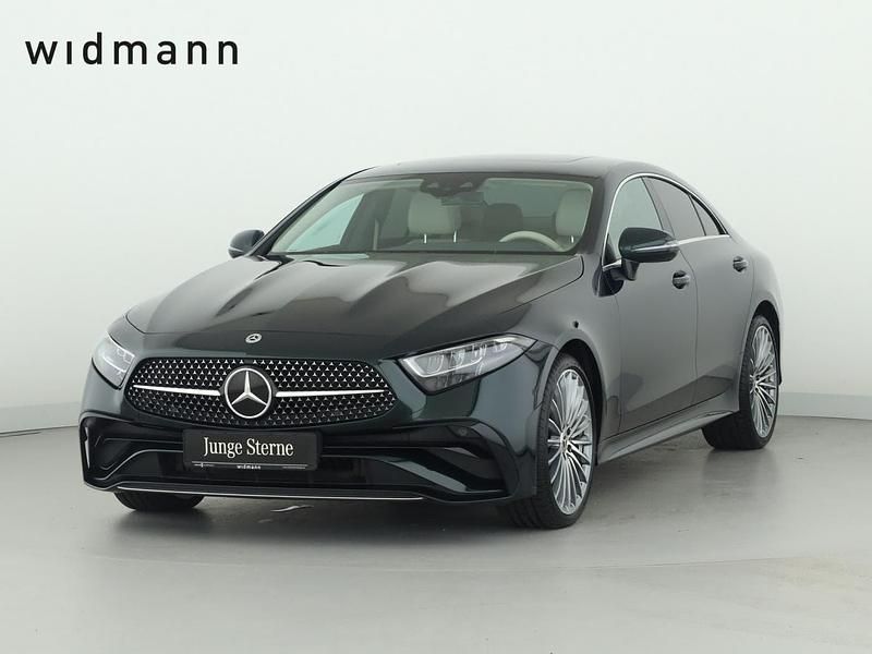 Metalliclack smaragdgrün Gebraucht 2022 Mercedes CLS300 AMG Coupé | 58.850 € (Fairer Preis) - Bild 1/4