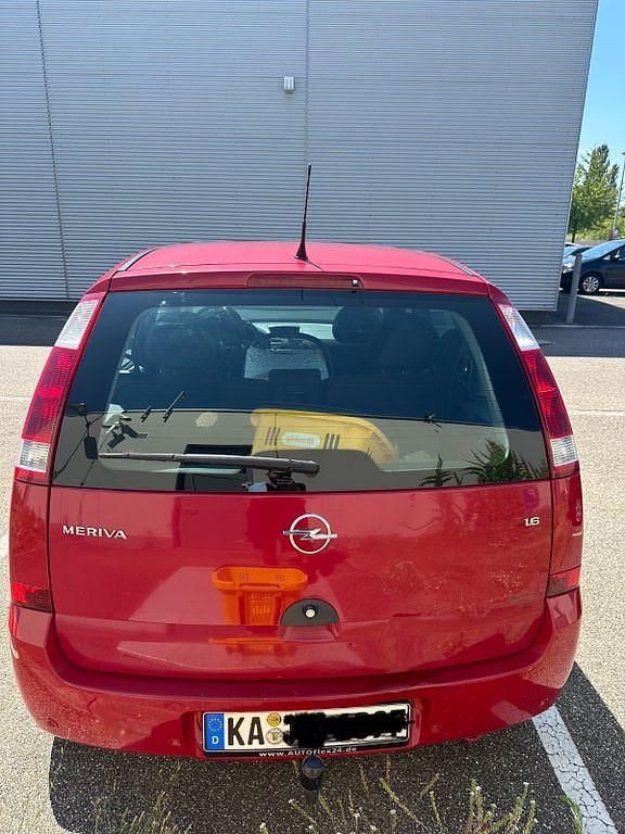 Rot Gebraucht 2005 Opel Meriva Edition Van / Kleinbus | 2.500 € (Fairer Preis) - Bild 1/4