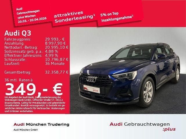 Gebraucht Audi Q3 Ambiente 150 PS (110 kW) 2021 Navarrablau metallic SUV