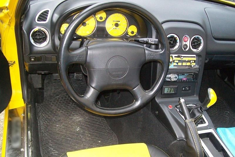 Gebraucht Mazda MX5 90 PS (66 kW) 1995 Gelb Cabrio