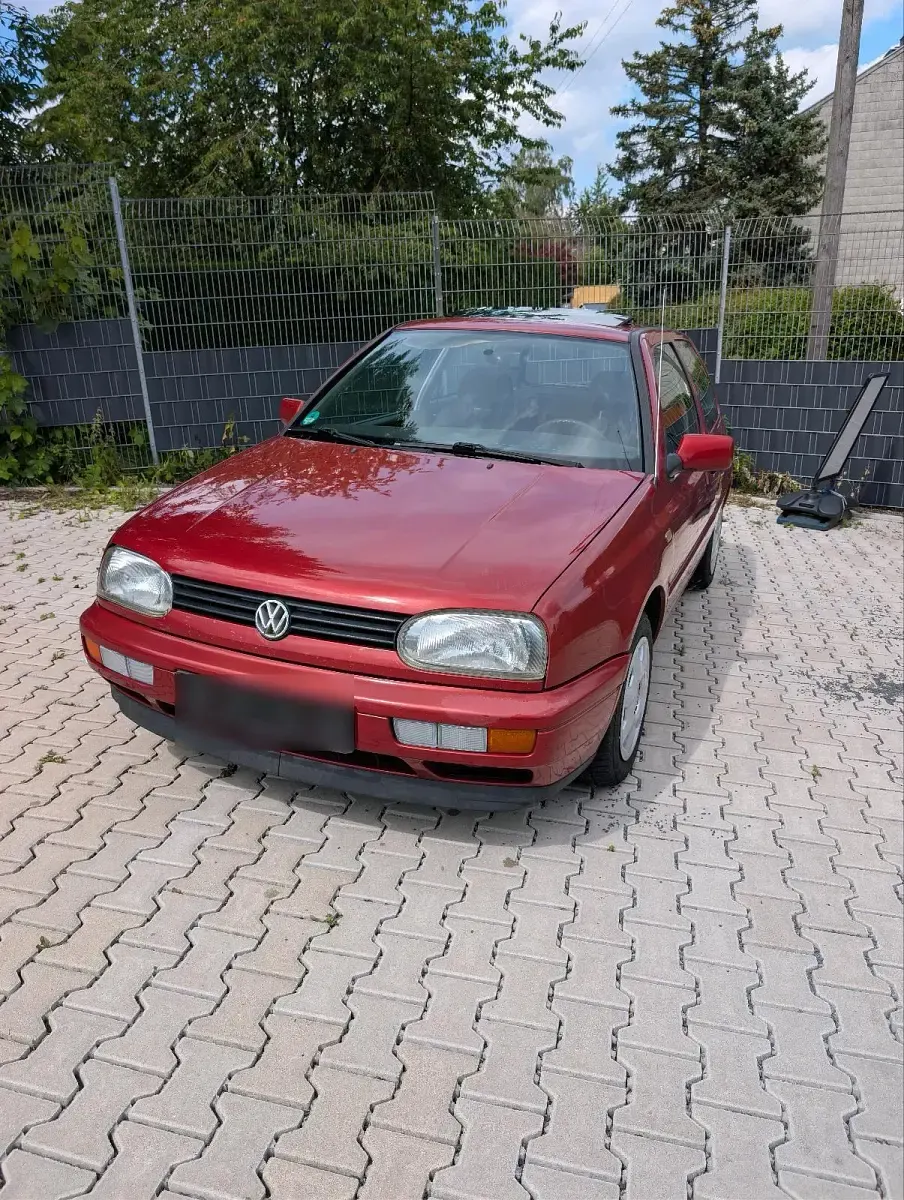 Gebraucht VW Golf III 60 PS (44 kW) 1998 Rot Kleinwagen