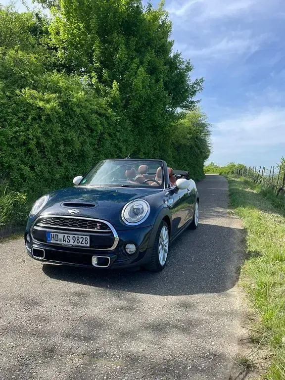 Brugt Mini Cooper S Cabriolet 192 HK (141 kW) 2017 Blå Cabriolet