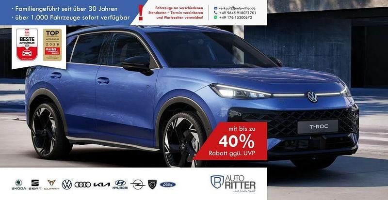 Neu VW T-Roc R-line 150 PS (110 kW) 2026 Blau SUV