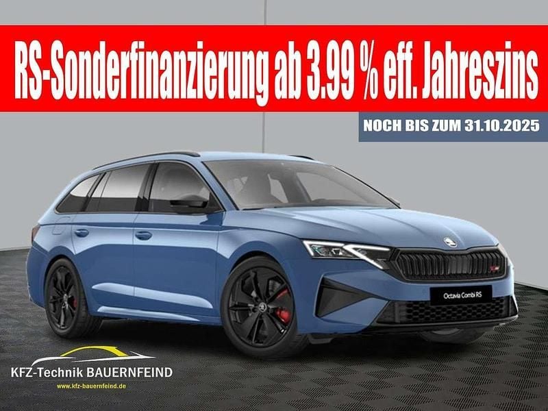 Blau Neu 2025 Skoda Octavia RS Limousine | 39.990 € (Fairer Preis) - Bild 1/4