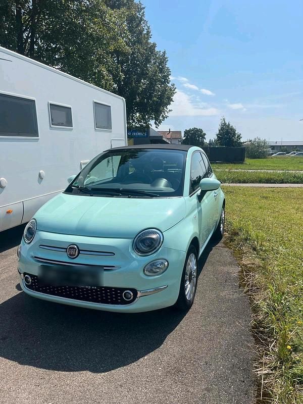 Grün Gebraucht 2015 Fiat 500 Cabrio | 7.990 € (Guter Preis) - Bild 1/4