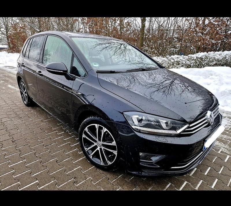 Gebraucht VW Golf Sportsvan LOUNGE 125 PS (91 kW) 2016 Schwarz Van / Kleinbus