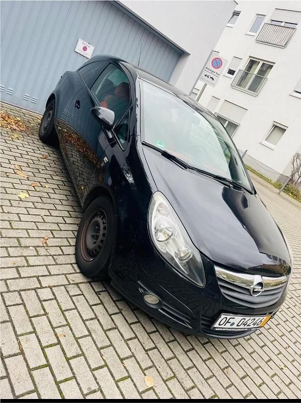 Schwarz Gebraucht 2010 Opel Corsa Kleinwagen | 1.000 € - Bild 1/4