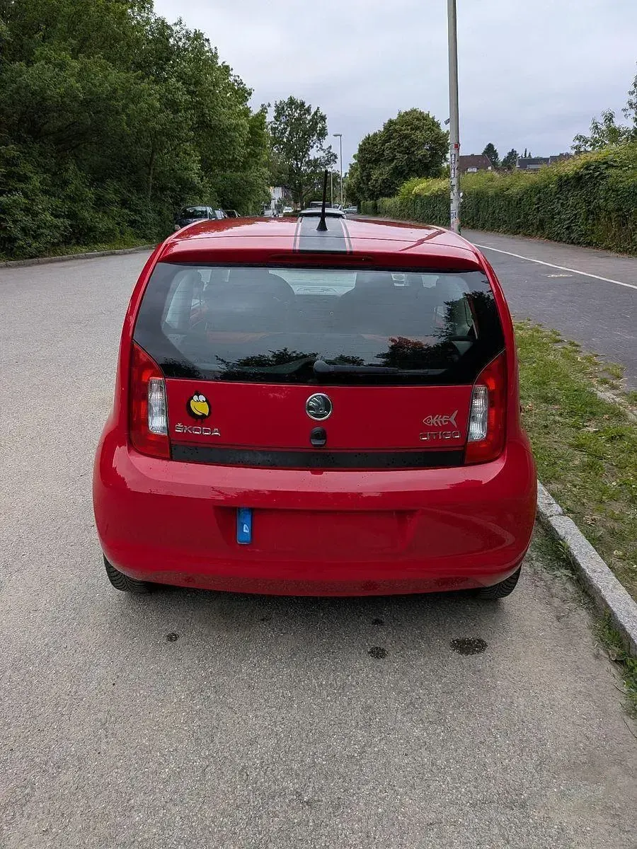 Gebraucht Skoda Citigo Active 60 PS (44 kW) 2014 Rot Kleinwagen
