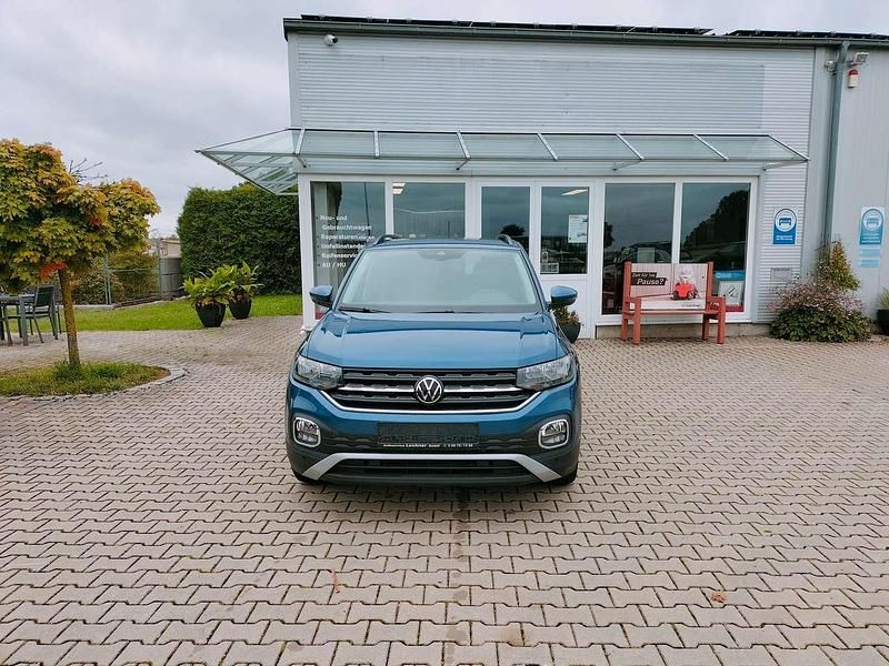 Reef blue metallic Gebraucht 2021 VW T-Cross Active SUV | 17.950 € (Guter Preis) - Bild 1/4