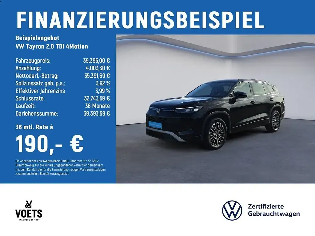 Gebraucht VW Tayron R 193 PS (141 kW) 2025 Schwarz SUV