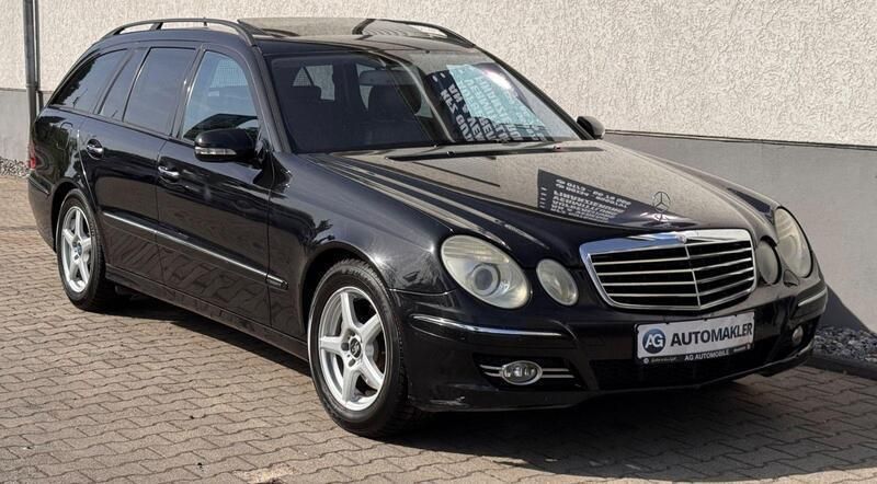 Obsidianschwarz metalliclack Gebraucht 2007 Mercedes E320 Avantgarde Kombi | 4.900 € (Guter Preis) - Bild 1/4