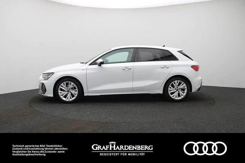 Używany Audi A3 S-Line 150 KM (110 kW) 2025 Biały Sedan/Limuzyna