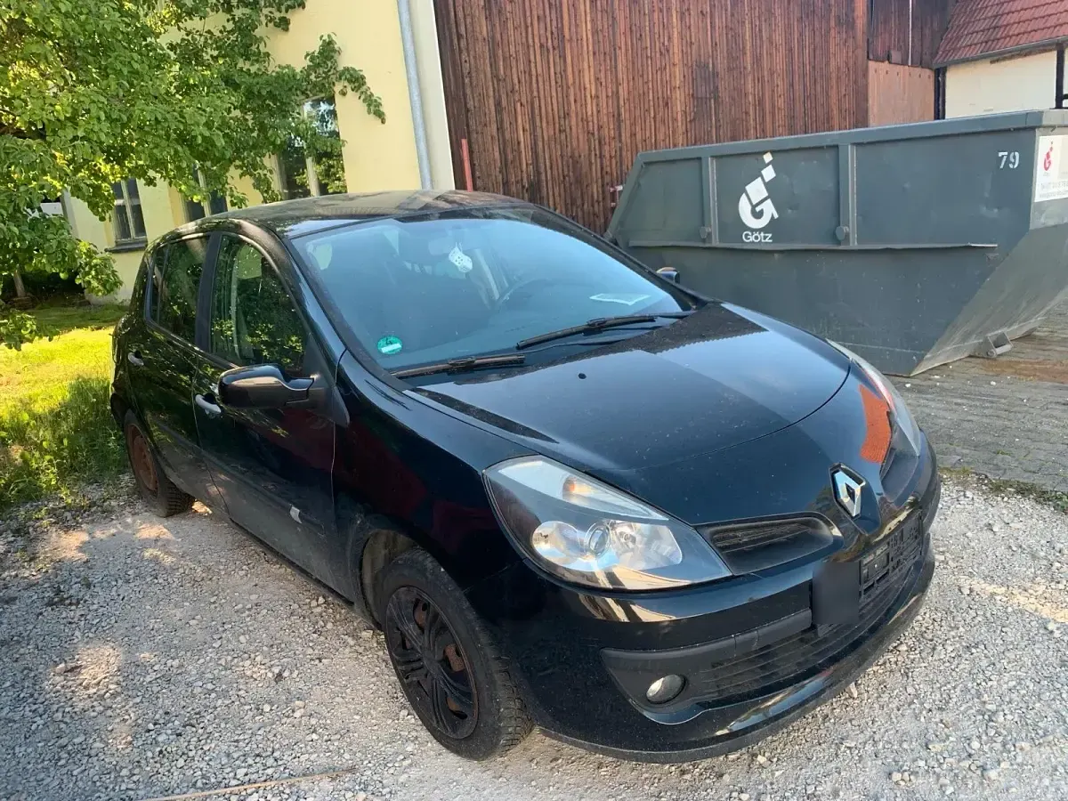 Gebraucht Renault Clio 55 PS (40 kW) 2008 Schwarz Kleinwagen