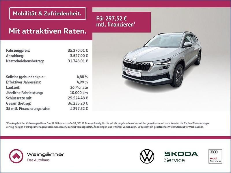 Grau Neu 2025 Skoda Karoq Comfort SUV | 35.270 € (Etwas zu teuer) - Bild 1/4