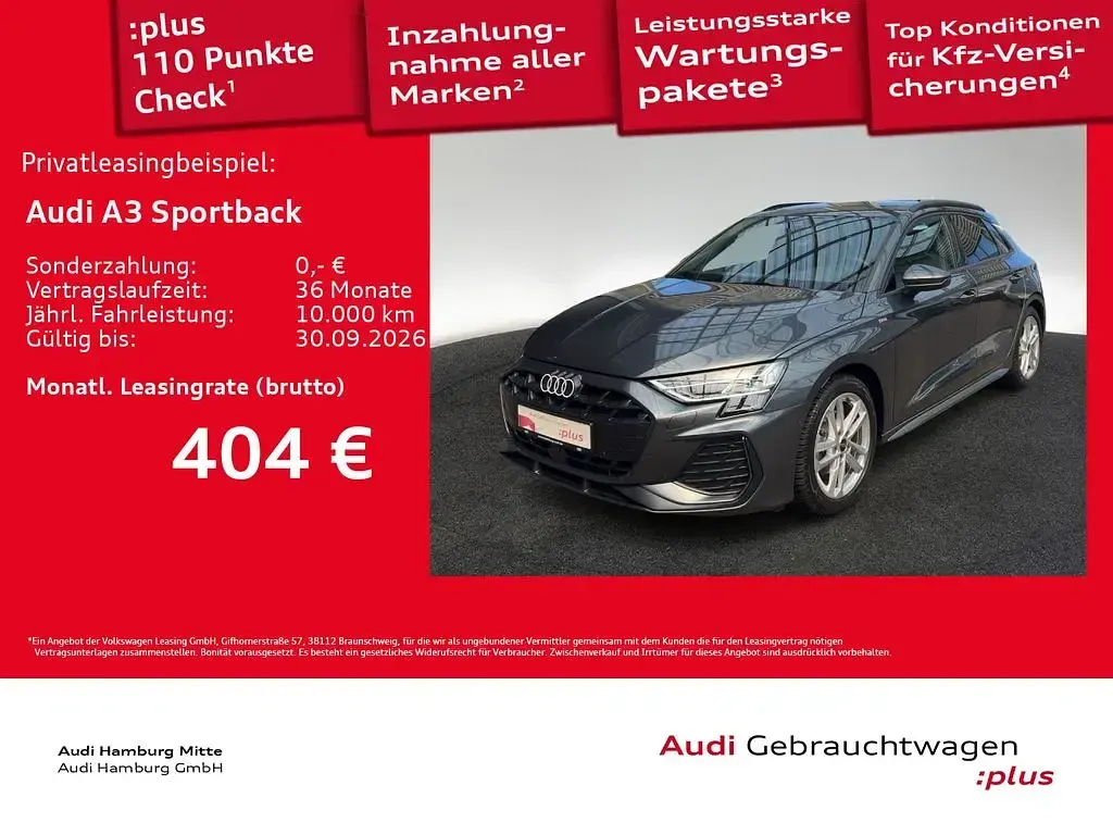 Gebraucht Audi A3 S-Line 116 PS (85 kW) 2025 Daytonagrau perleffekt Limousine