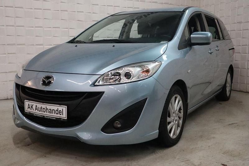 Blau Gebraucht 2011 Mazda 5 Prime-Line Van / Kleinbus | 7.590 € (Fairer Preis) - Bild 1/4