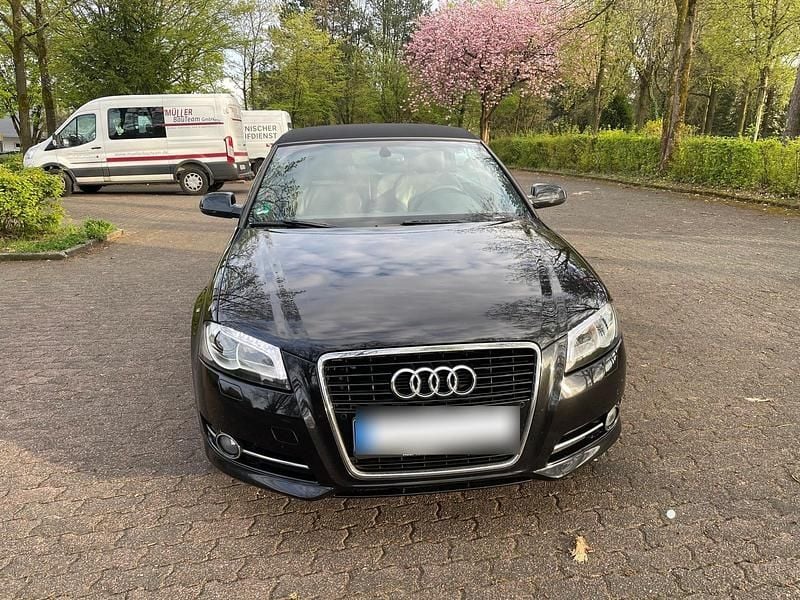 Brugt Audi A3 Cabriolet S-Line 128 HK (94 kW) 2012 Sort Cabriolet