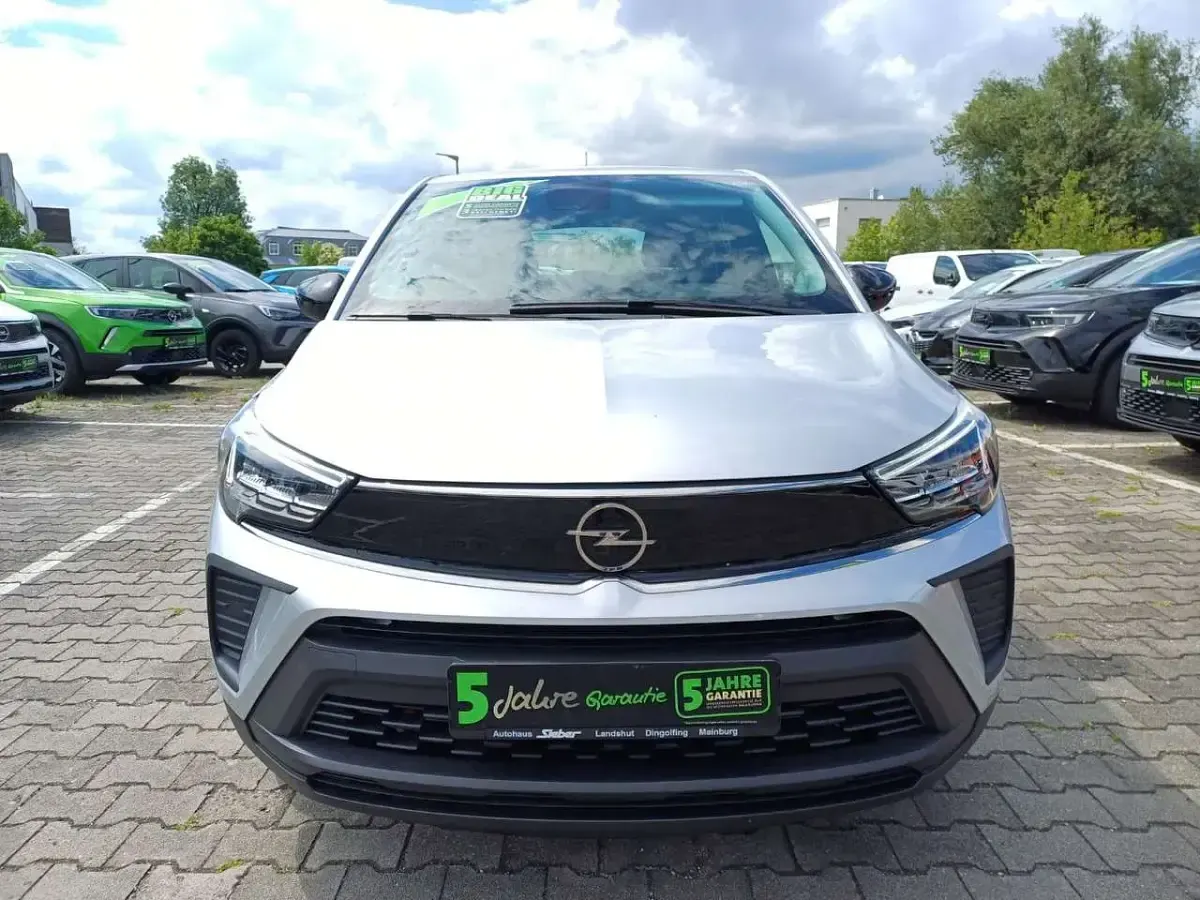 Gebraucht Opel Crossland Enjoy 110 PS (80 kW) 2023 Aluminium silb/kristall silb SUV