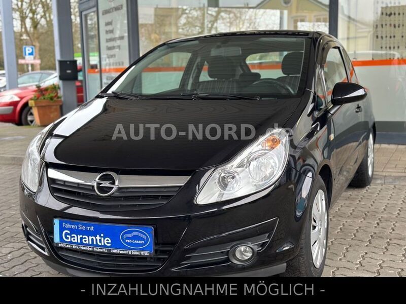 Schwarz Gebraucht 2007 Opel Corsa Catch Me Kleinwagen | 3.390 € (Teuer) - Bild 1/4