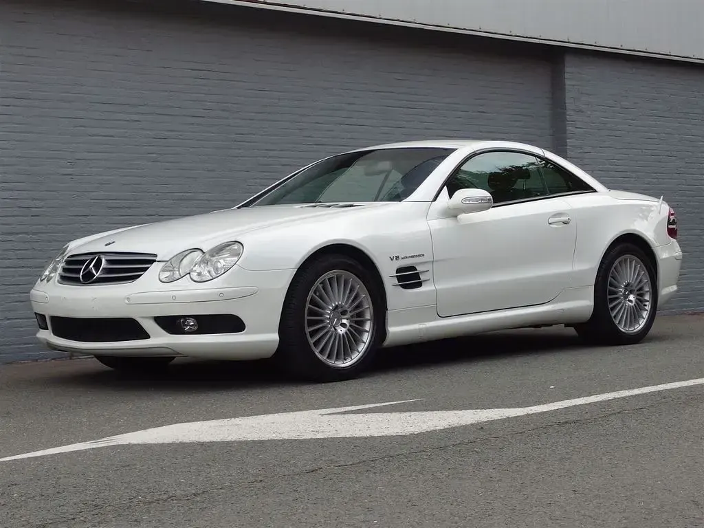 Gebraucht Mercedes SL55 AMG AMG 500 PS (367 kW) 2003 Weiß Cabrio
