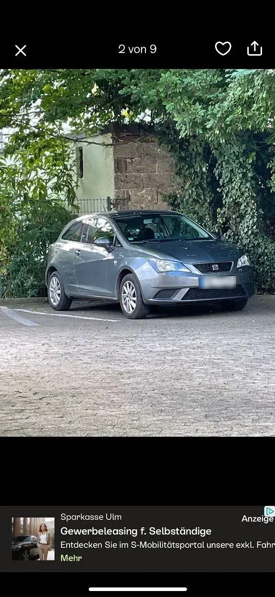 Gebraucht Seat Ibiza SC Style 106 PS (77 kW) 2013 Silber Kleinwagen
