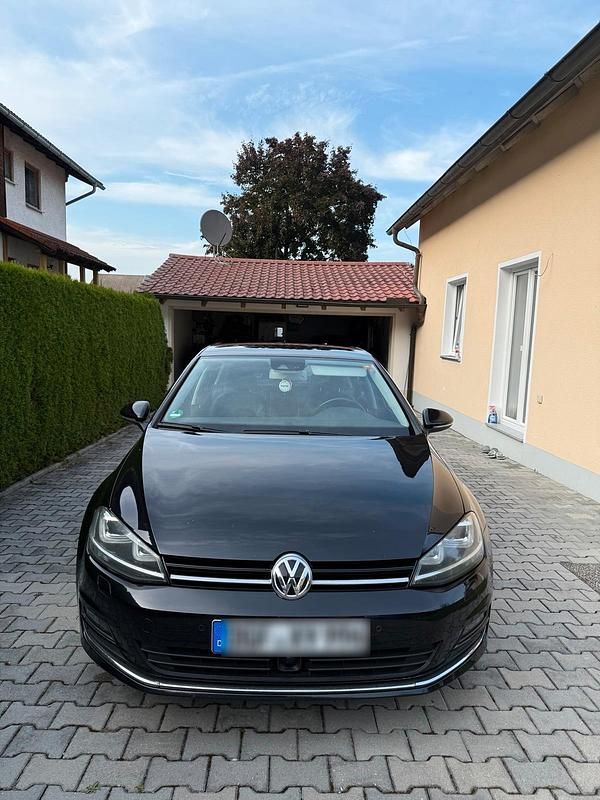 Schwarz Gebraucht 2012 VW Golf VII Limousine | 10.450 € (Teuer) - Bild 1/4
