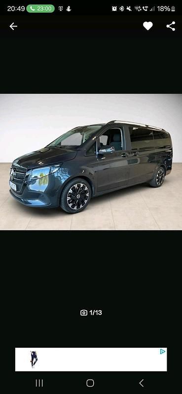 Schwarz Gebraucht 2025 Mercedes V250 Van / Kleinbus | 66.690 € (Superpreis) - Bild 1/4