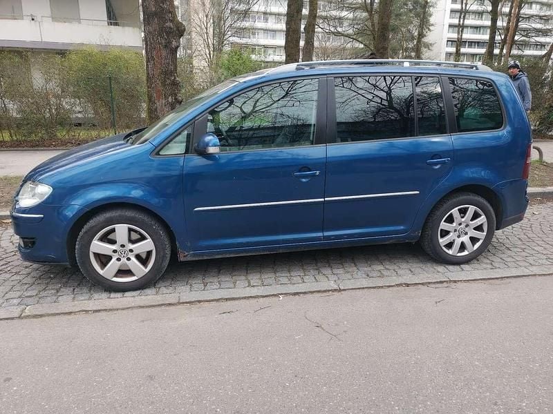 Gebraucht VW Touran Highline 170 PS (125 kW) 2007 Blau Van / Kleinbus