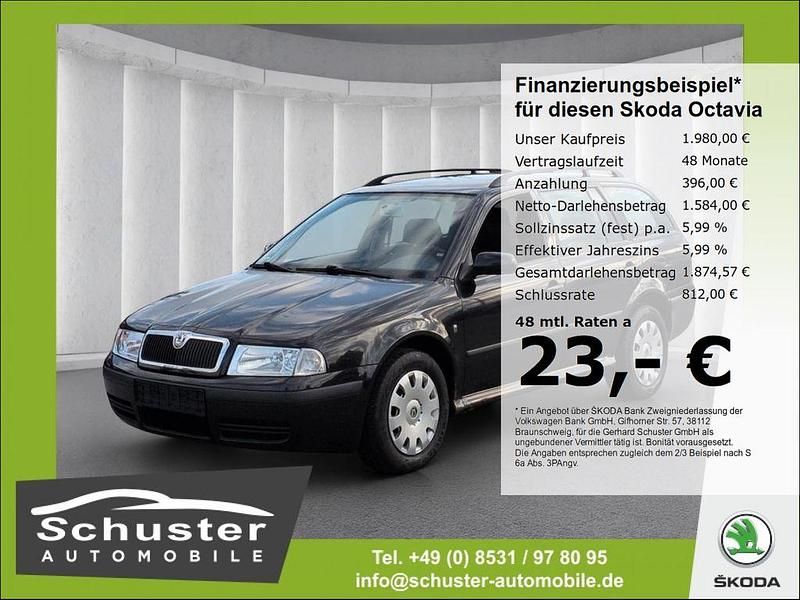 Gebraucht Skoda Octavia Tour 101 PS (74 kW) 2008 Schwarz Kombi